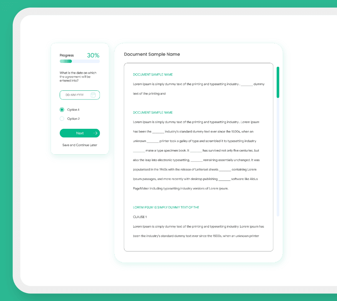 Wizard Legal document workflow illustration
